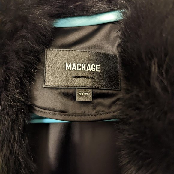 Mackage Nori 2-in-1 Shearling-Trim Wool Coat - Size XS - Picture 8 of 12